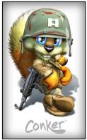 Conker, das Killer-Eichhörnchen (Videospielcharakter von Rare)