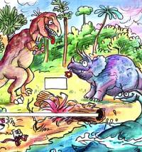 Dinos, Kinderzeichnung