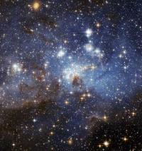 Sternentstehungsgebiet LH94 in der Großen Magellanschen Wolke, Foto von NASA, ESA, und dem Hubble Heritage Team